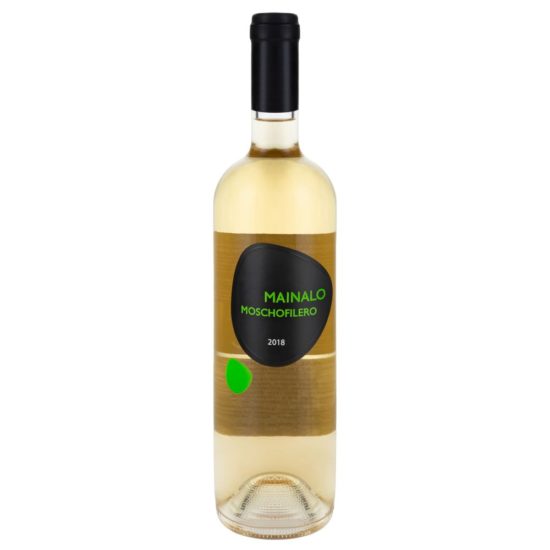 Wino greckie Mainalo, Moschofilero, Chardonnay, białe, wytrawne