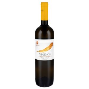 Wino greckie Ninemos, Chardonnay, Moschofilero, białe, wytrawne