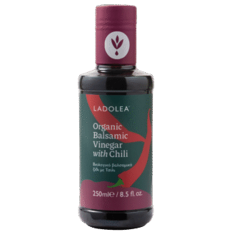 Ocet balsamiczny z chili w ciemnej butelce o pojemności 250ml