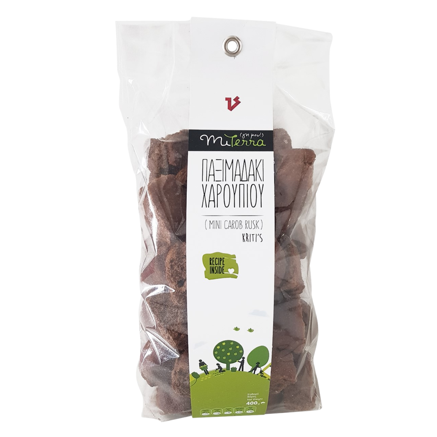 Suchary MiTerra mini z karobem 400g